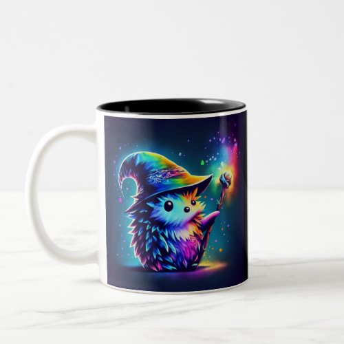 Wizard Hedgehog Coffee Mug _ Brewing Enchantment