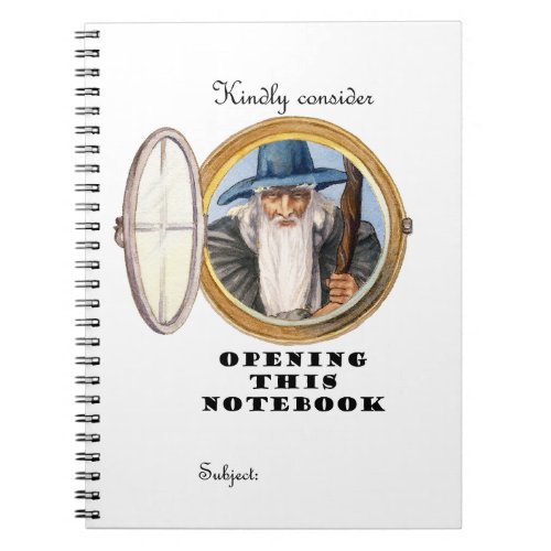 Wizard in Window School Notebook