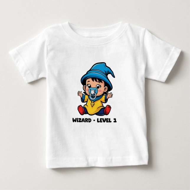 Wizard - Level 1 Baby T-Shirt (Front)