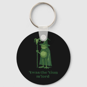 Wizard Meme Twas The Tism Mlord Frog Autism Awaren Keychain