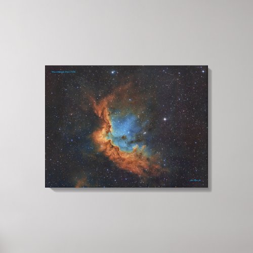 Wizard Nebula NGC 7380 Canvas Print