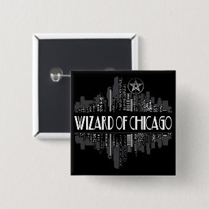 Wizard Of Chicago Dresden Fans Button