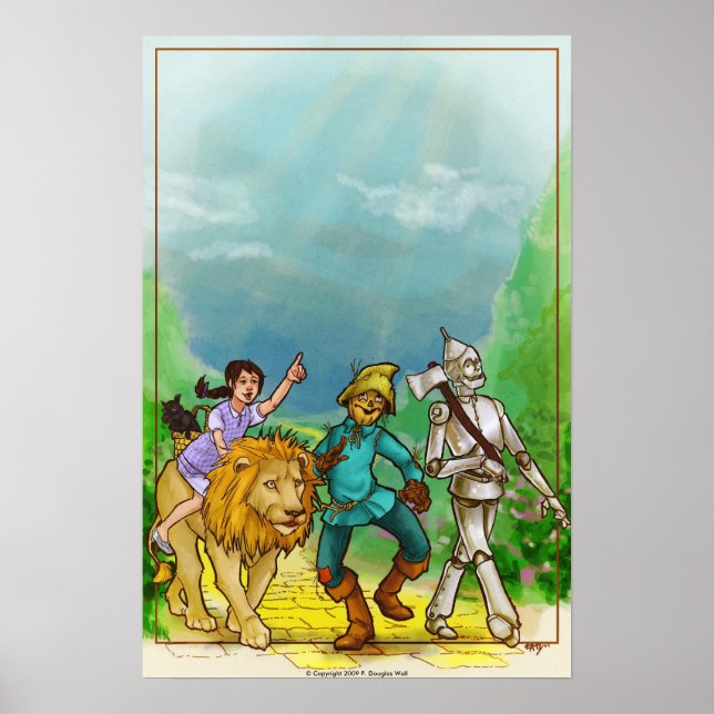 Wizard of Oz Art Poster (Front)