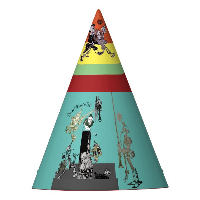  Wizard of OZ Authentic Illustrations Party | Party Hat (Front)