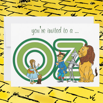 Wizard Of Oz Baby Shower Party Invitation by YesterdayCafe at Zazzle