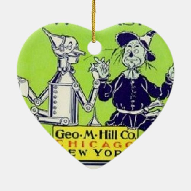 Wizard of Oz Ceramic Ornament (Back)