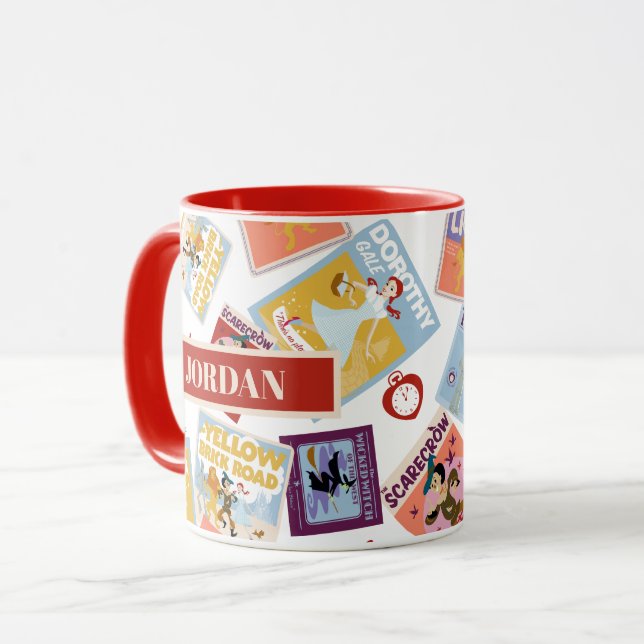 Wizard of Oz™ Character Print Toss Pattern Mug (Front Left)
