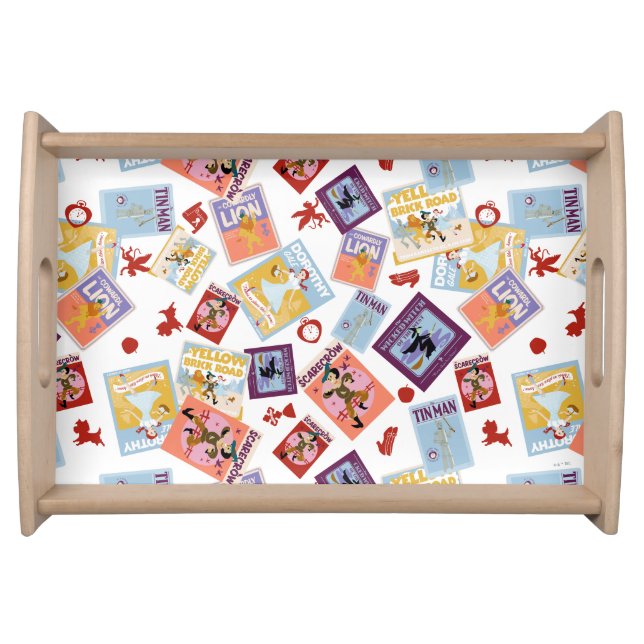 Wizard of Oz™ Character Print Toss Pattern Serving Tray (Front)