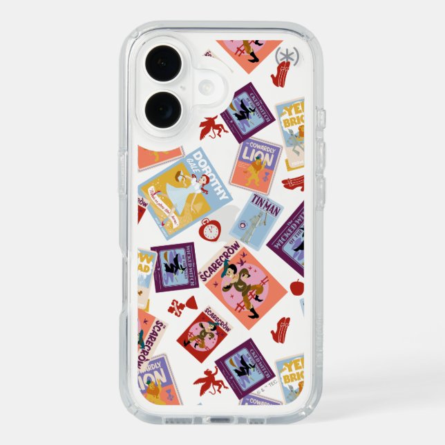 Wizard of Oz™ Character Print Toss Pattern Speck iPhone Case (Front)