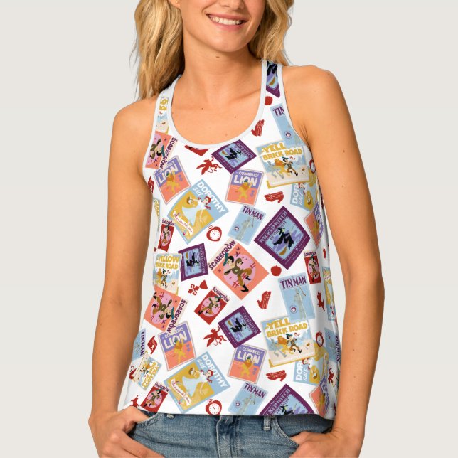 Wizard of Oz™ Character Print Toss Pattern Tank Top (Front)