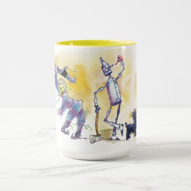 WIZARD OF OZ COFFEE MUG with Dorothy and friends (Center)