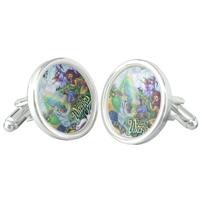 Wizard of Oz Cufflinks (Angled)