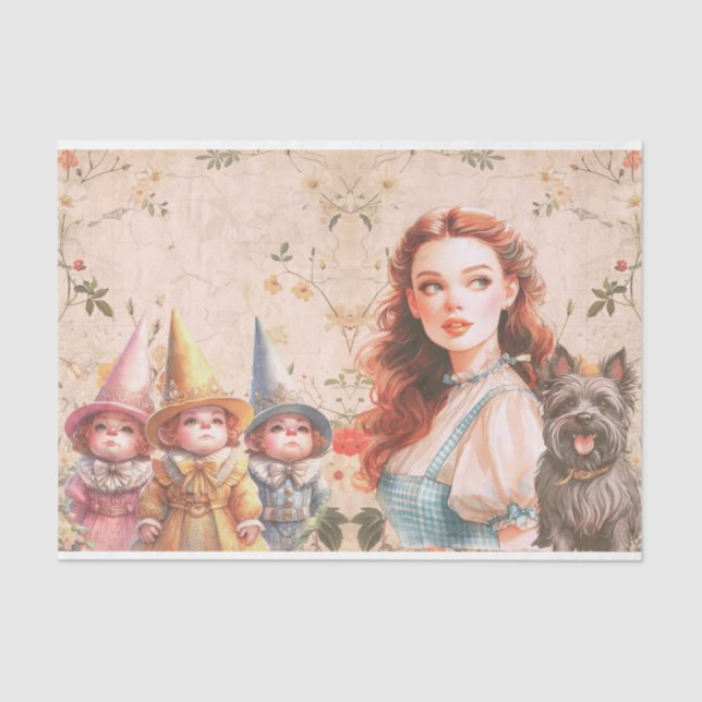 Wizard of Oz Decoupage Tissue Paper (Front)