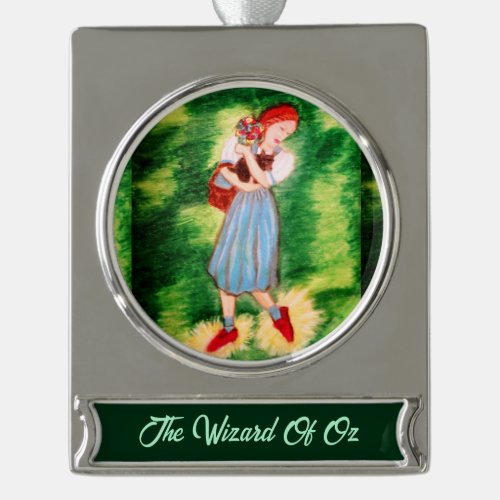 WIZARD OF OZ DOROTHY Banner Ornament
