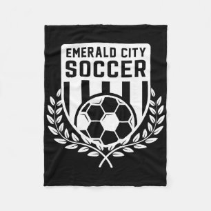 Wizard Of Oz Emerald City Soccer Footbyll Costume Fleece Blanket