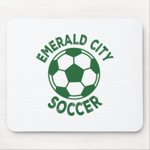 Wizard Of Oz Emerald City Soccer Footbyll Costume  Mouse Pad