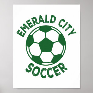 Wizard Of Oz Emerald City Soccer Footbyll Costume Poster