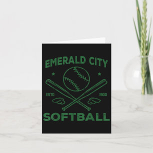 Wizard Of Oz Emerald City Softball Costume Hallowe Card