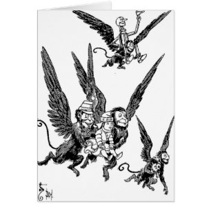 Wizard of Oz Flying Monkeys Cards