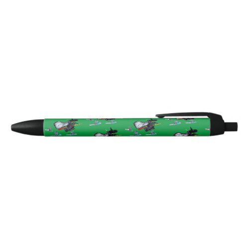WIZARD OF OZ FLYING WITCH  BLACK INK PEN