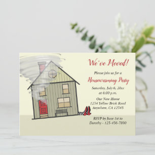 Wizard of Oz   Funny Housewarming Party Invitation