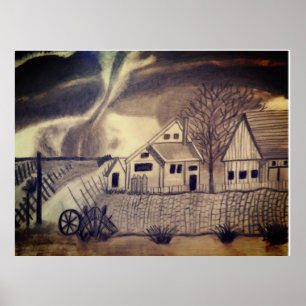 WIZARD OF OZ GALE FARM poster