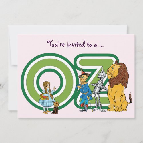 Wizard of Oz Girl Birthday Party Invitation
