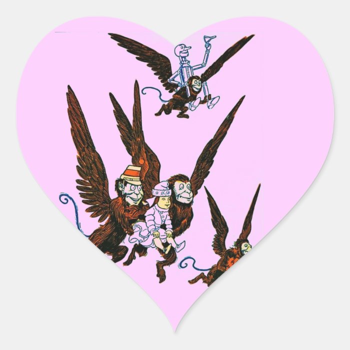 Wizard of Oz Heart Stickers