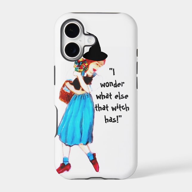 WIZARD OF OZ JOKE  IPHONE CASE (Back)