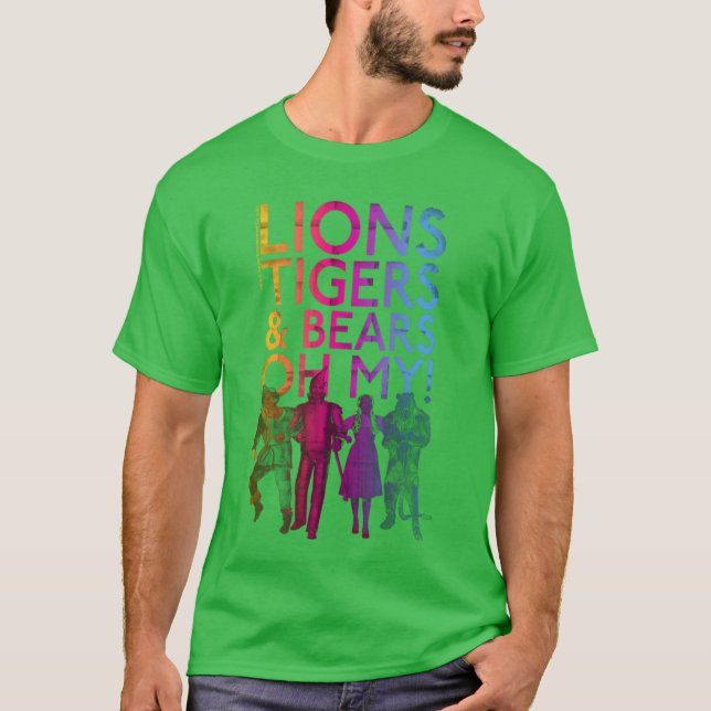 Wizard of Oz Lionsigers Bears boy T-Shirt (Front)