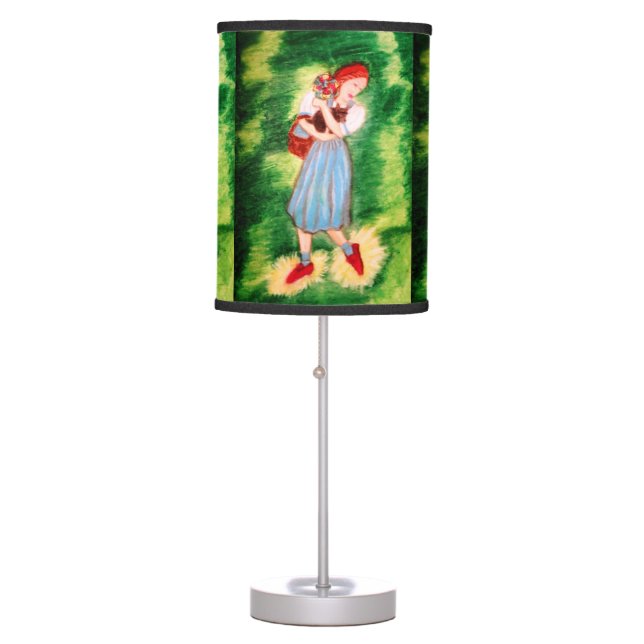 WIZARD OF OZ MAGIC SHOES TABLE LAMP (Front)