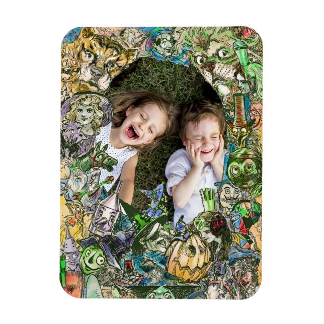WIZARD OF OZ MAGNET FRAME + YOUR KIDS' PHOTO! (Vertical)