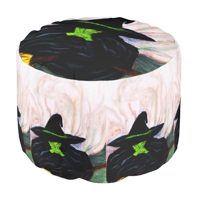 WIZARD OF OZ MELTING WICKED WITCH  POUF (Angled Front)