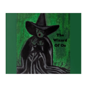 WIZARD OF OZ MELTING WITCH ACRYLIC PRINT