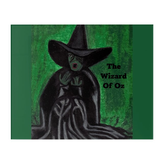 WIZARD OF OZ MELTING WITCH ACRYLIC PRINT (Front)