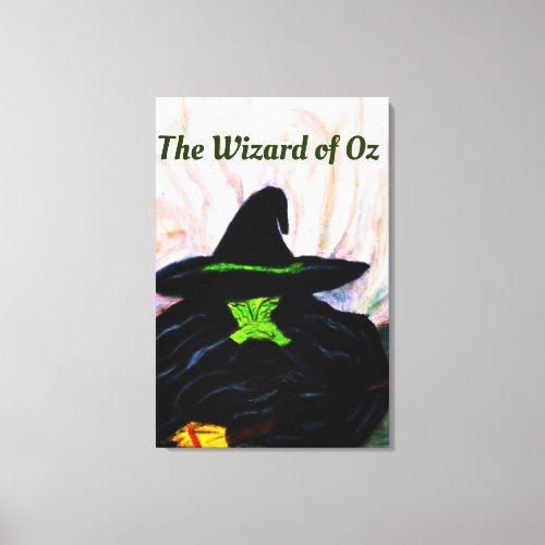 WIZARD OF OZ MELTING WITCH  CANVAS PRINT