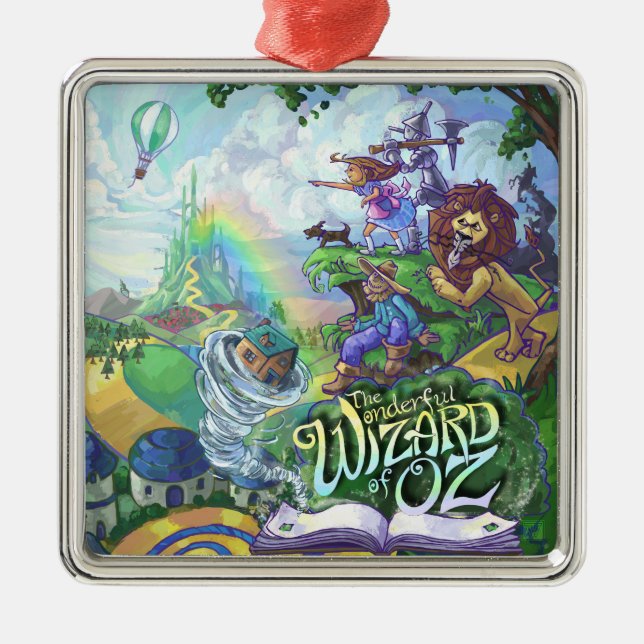 Wizard of Oz Metal Ornament (Front)