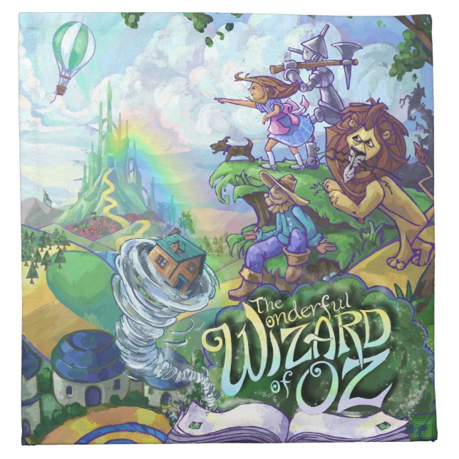 Wizard of Oz Napkin (Front)