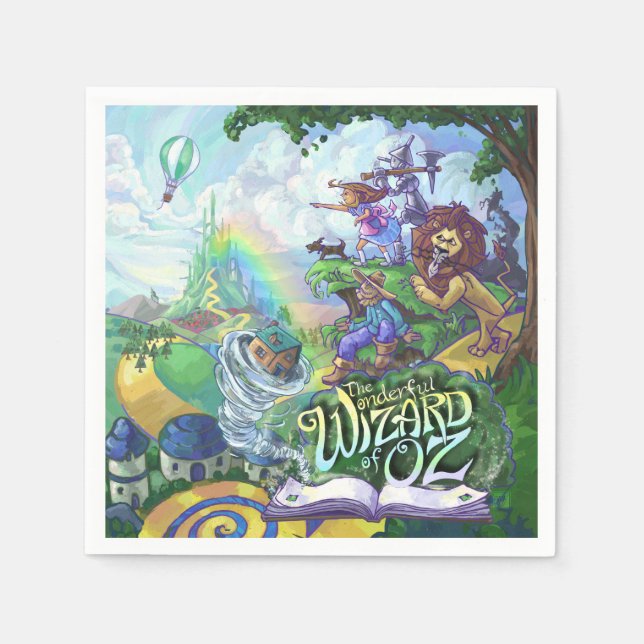 Wizard of Oz Paper Napkins (Front)
