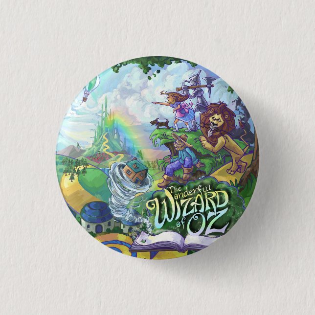 Wizard of Oz Pinback Button (Front)