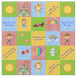 Wizard of Oz Quilt Blocks Red/Green Fabric