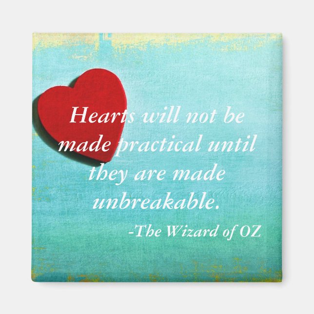 Wizard of OZ quote magnet (Front)
