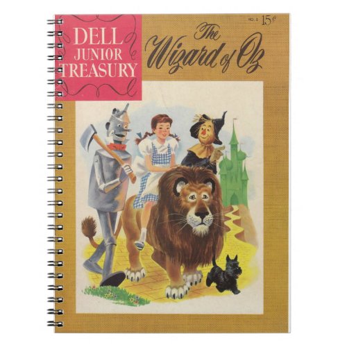 Wizard of oz _ Retro Comics  _ Fantasy _ Retro Notebook