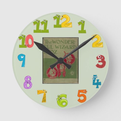 Wizard of Oz Round Clock