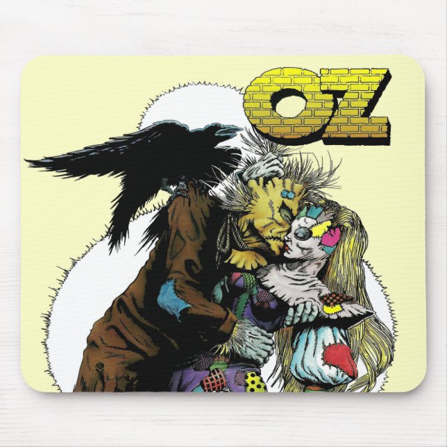 Wizard of Oz Scarecrow/Patchwork Girl mouse pad (Front)