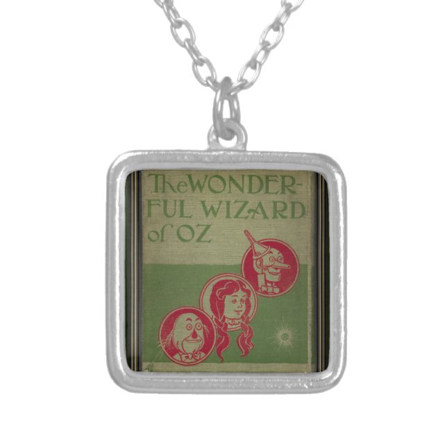 Wizard of Oz Silver Plated Necklace (Front)