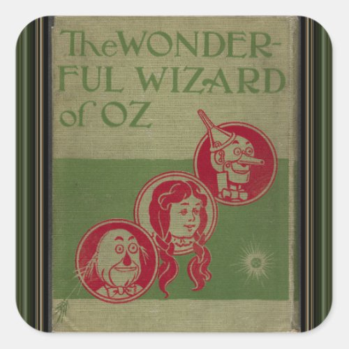 Wizard of Oz Square Sticker