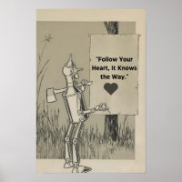 Wizard Of Oz Tin Man Motivational Quote