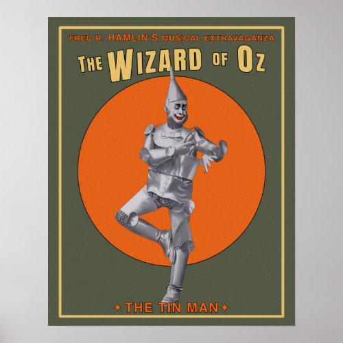 Wizard of Oz Tin Man Poster