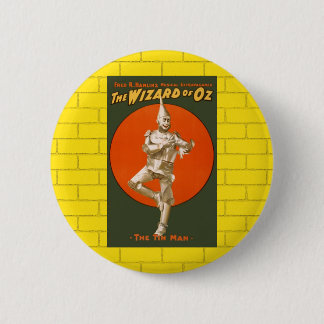 Wizard Of Oz Tin Man - Vintage Musical Theater Button